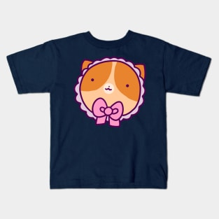 Bonnet Cat Face Kids T-Shirt